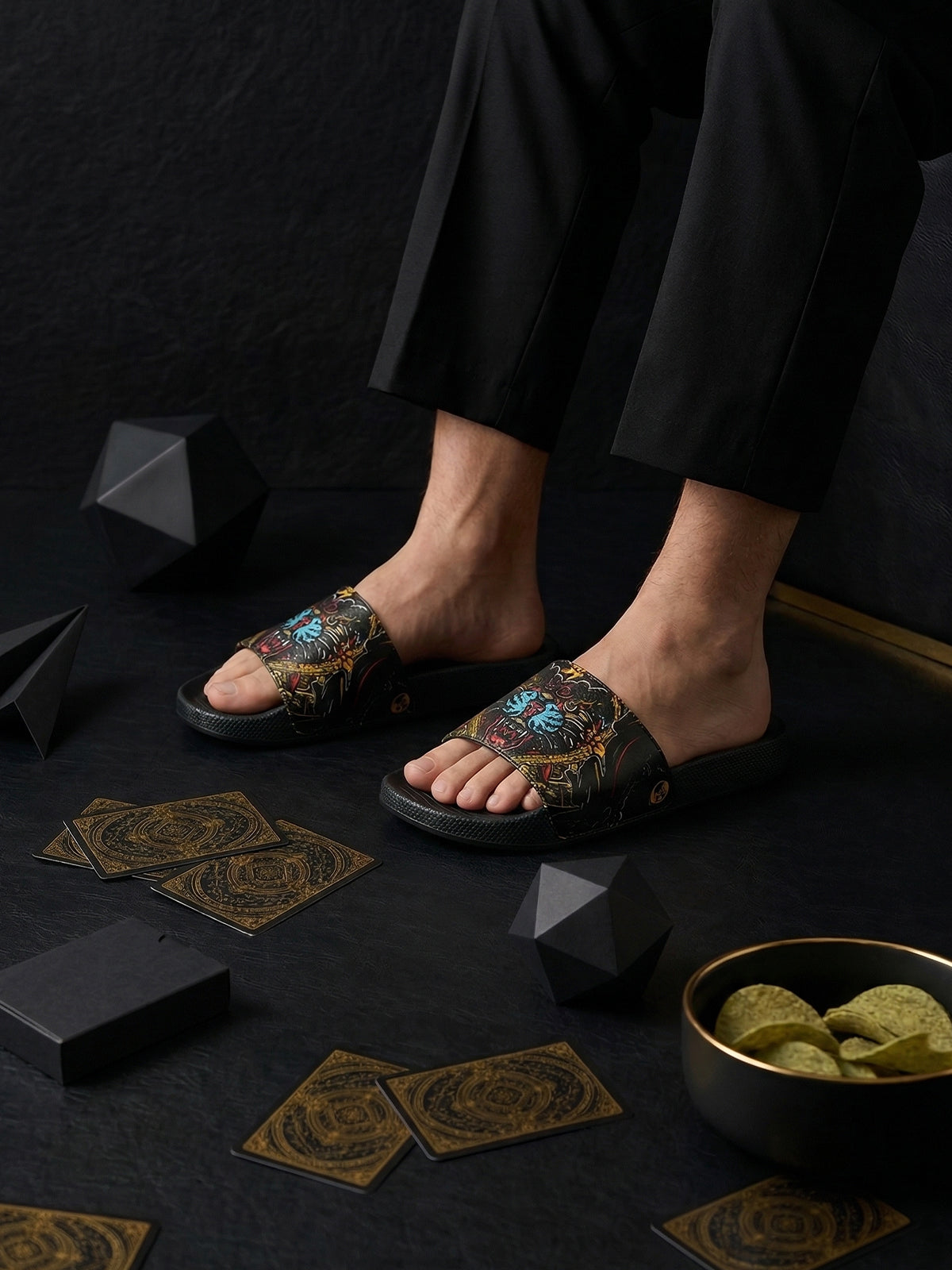Sola Dark Knight Ghost Edition Men Slide