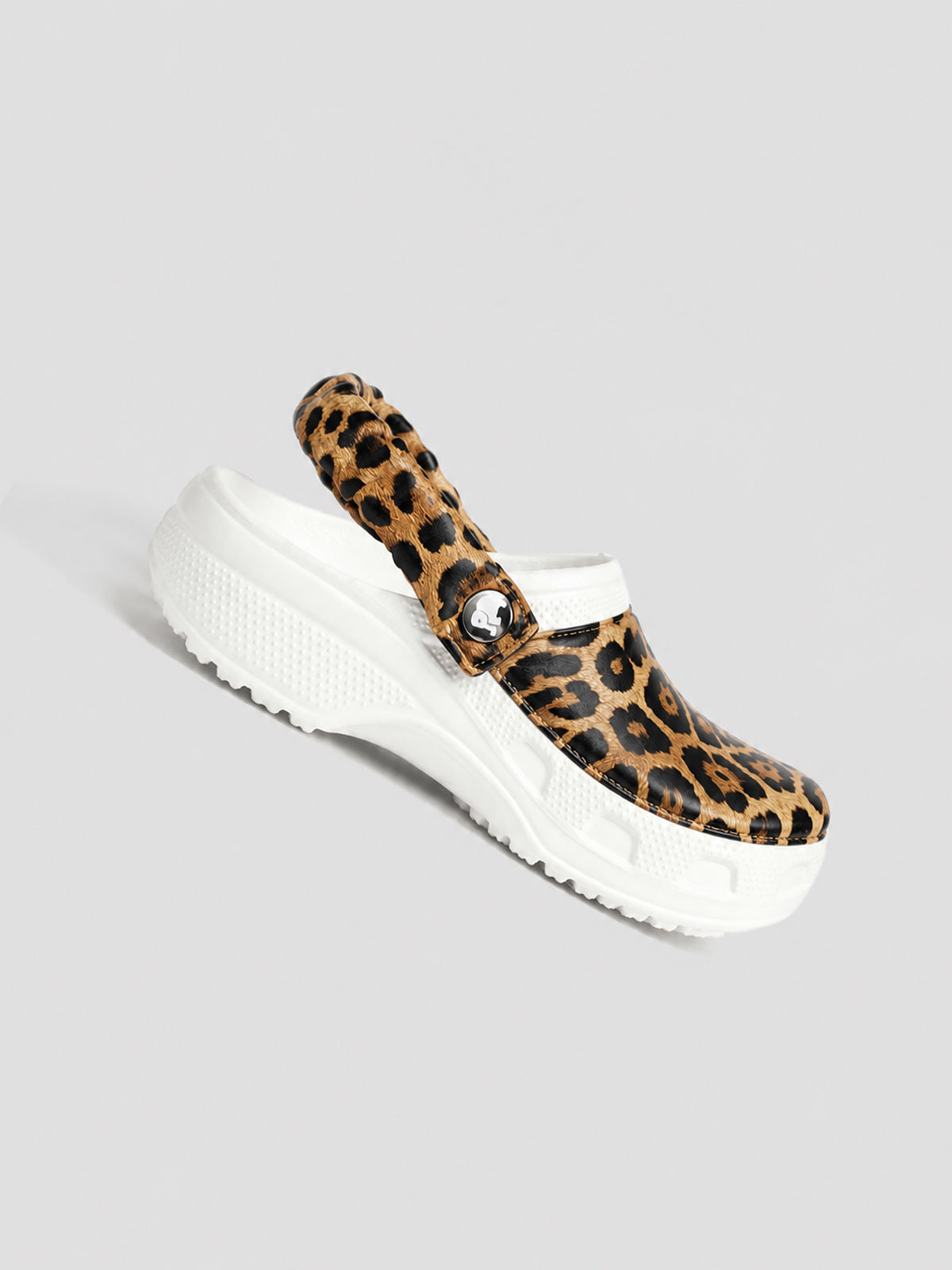 Leopard Print Clogs for Women | Stylish Slip-On Casual Shoes with Animal Print Design