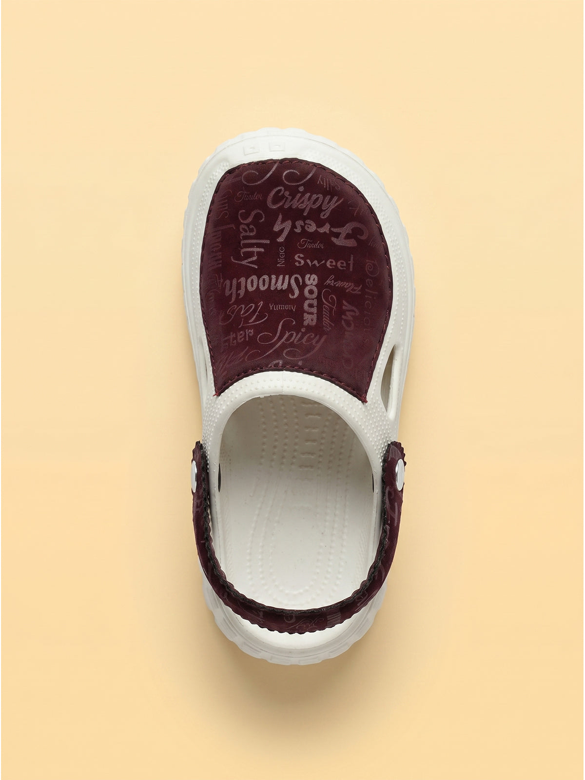 Sola Velvet Script Women Clogs