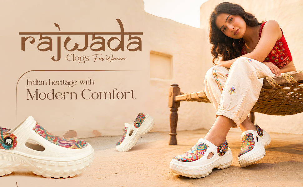 Rajwada Women Clogs A+ Image 4