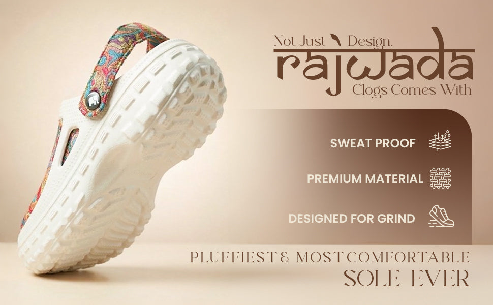 Rajwada Women Clogs A+ Image 3