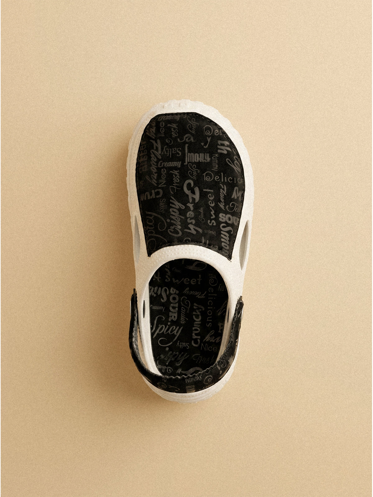 Sola Velvet Script Women Clogs