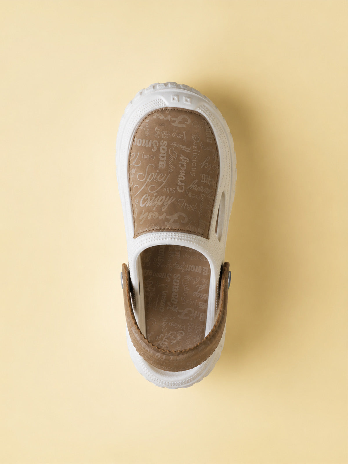 Sola Velvet Script Women Clogs