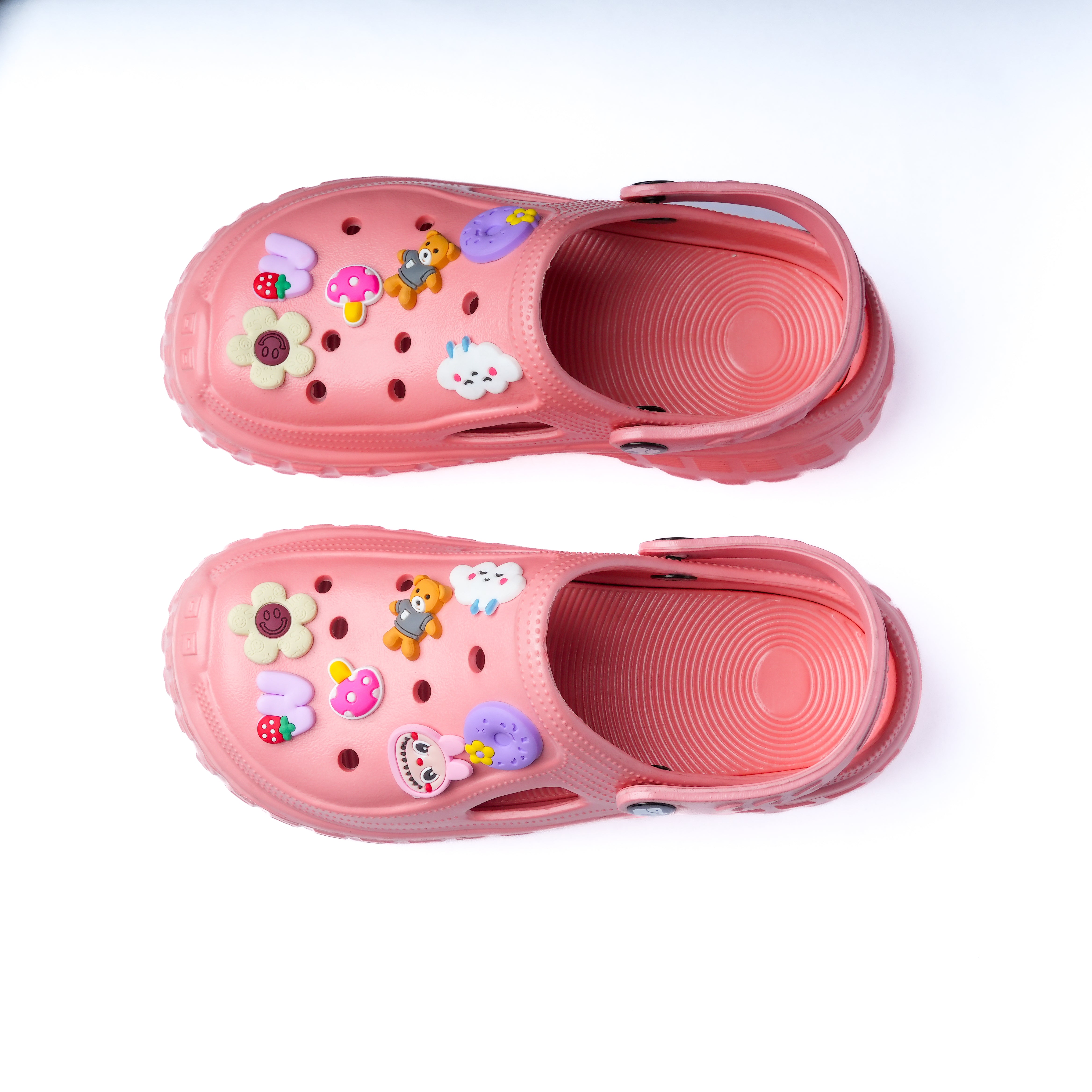 SOLA Kids Cartoon Charm Clogs – Lightweight Anti-Slip EVA Sandals for Daily Wear