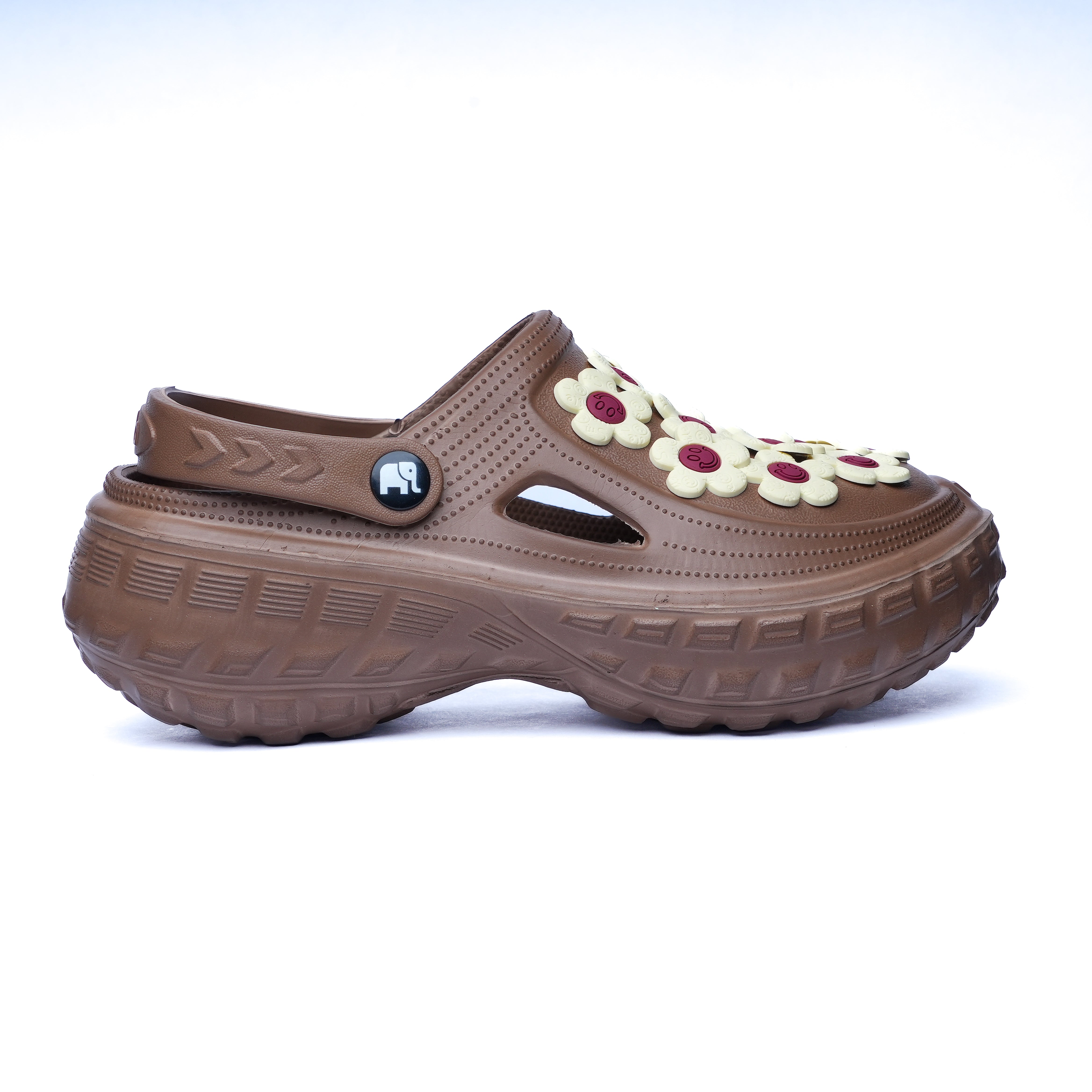 Sola Women’s EVA Clogs – Stylish Non-Slip Lightweight Slip-On Sandals for Daily Wear | Soft Comfortable Flower Design Clogs for Girls | Waterproof, Anti-Skid Outdoor/Indoor Footwear