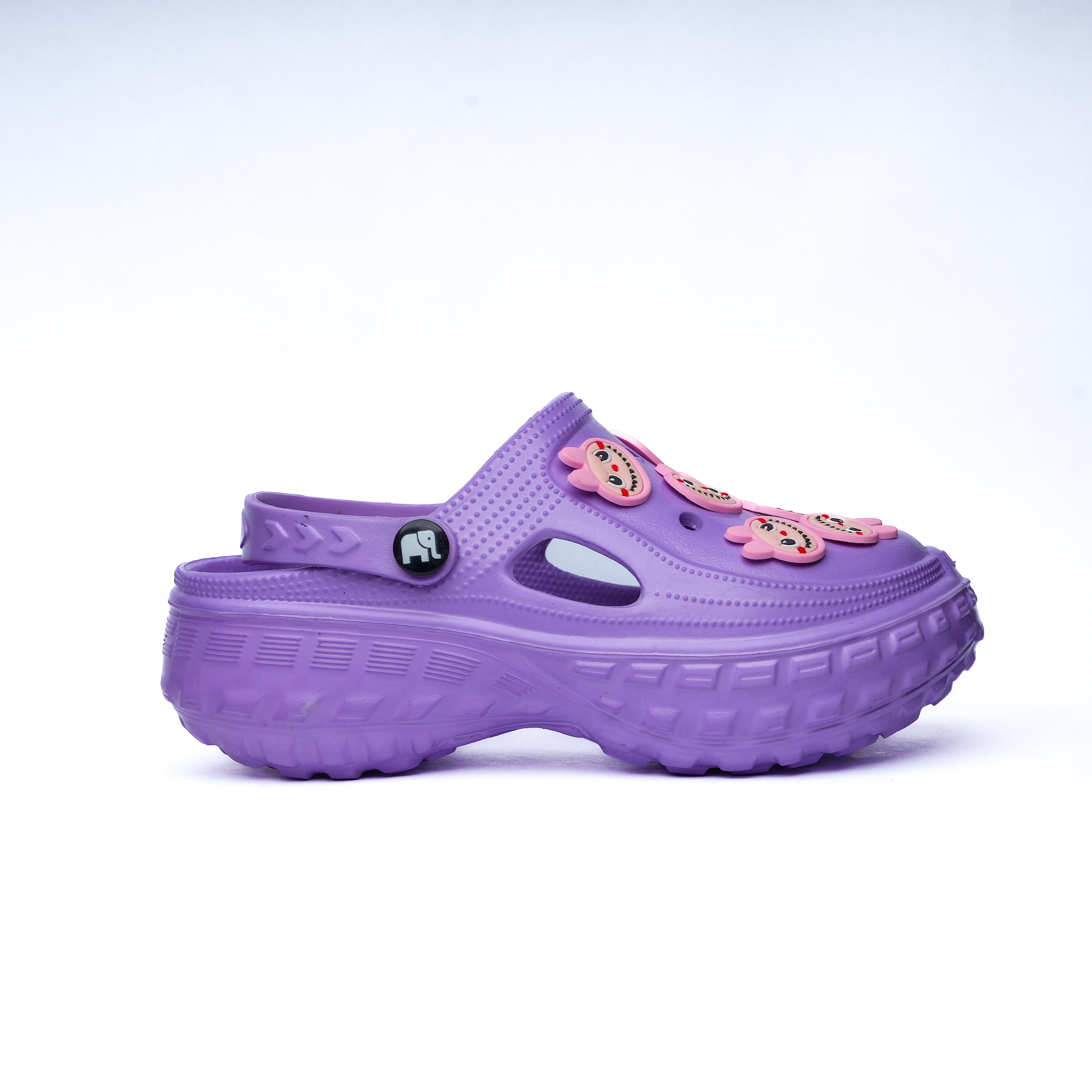 Sola Girls’ Stylish Non-Slip Clogs with Labubu Cartoon Charms – Lightweight, Waterproof, Comfortable Slip-On Footwear for Daily Wear