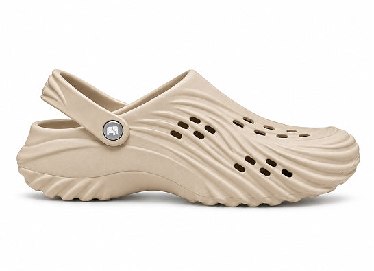 Aurex Men Comfort Clogs Beige