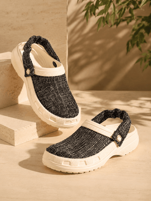 Calcutta jute | Men & Women clogs (Salt and Pepper)