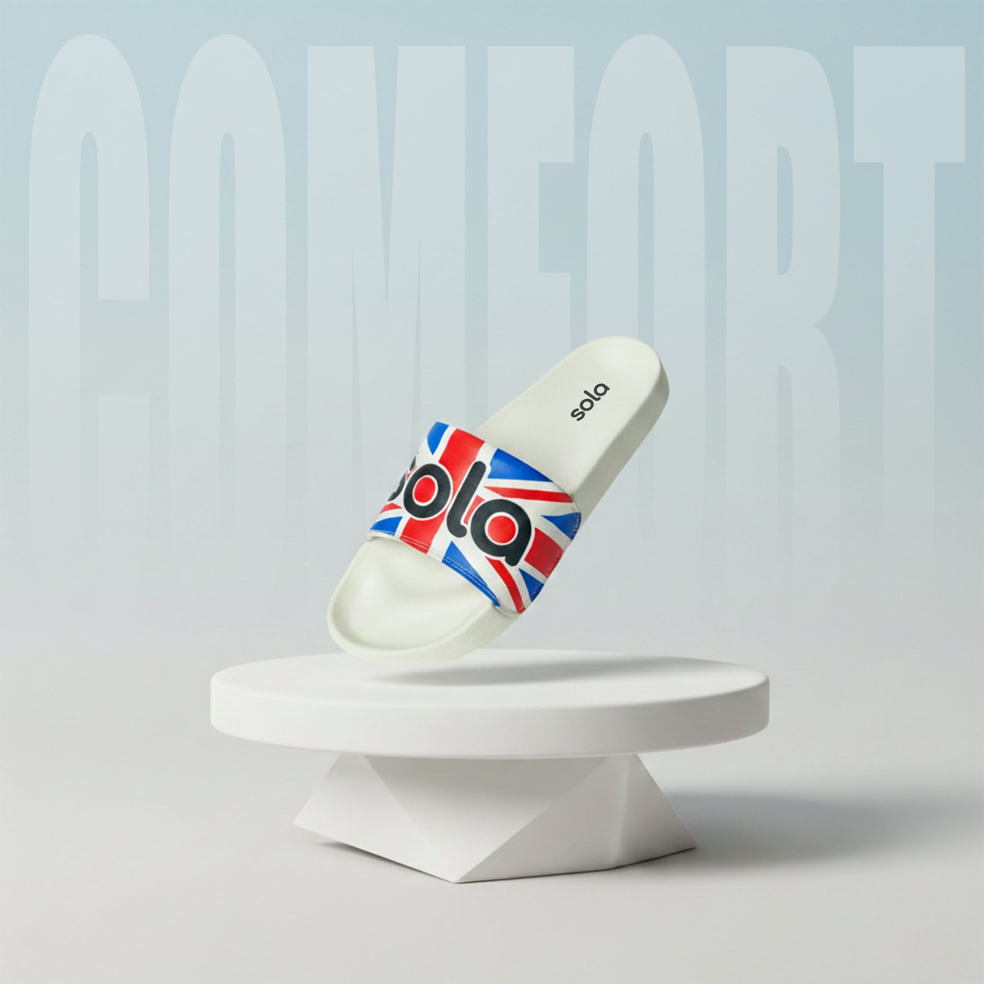 SOLA Men’s Printed Comfort Slides – Lightweight EVA Slippers for Daily Wear