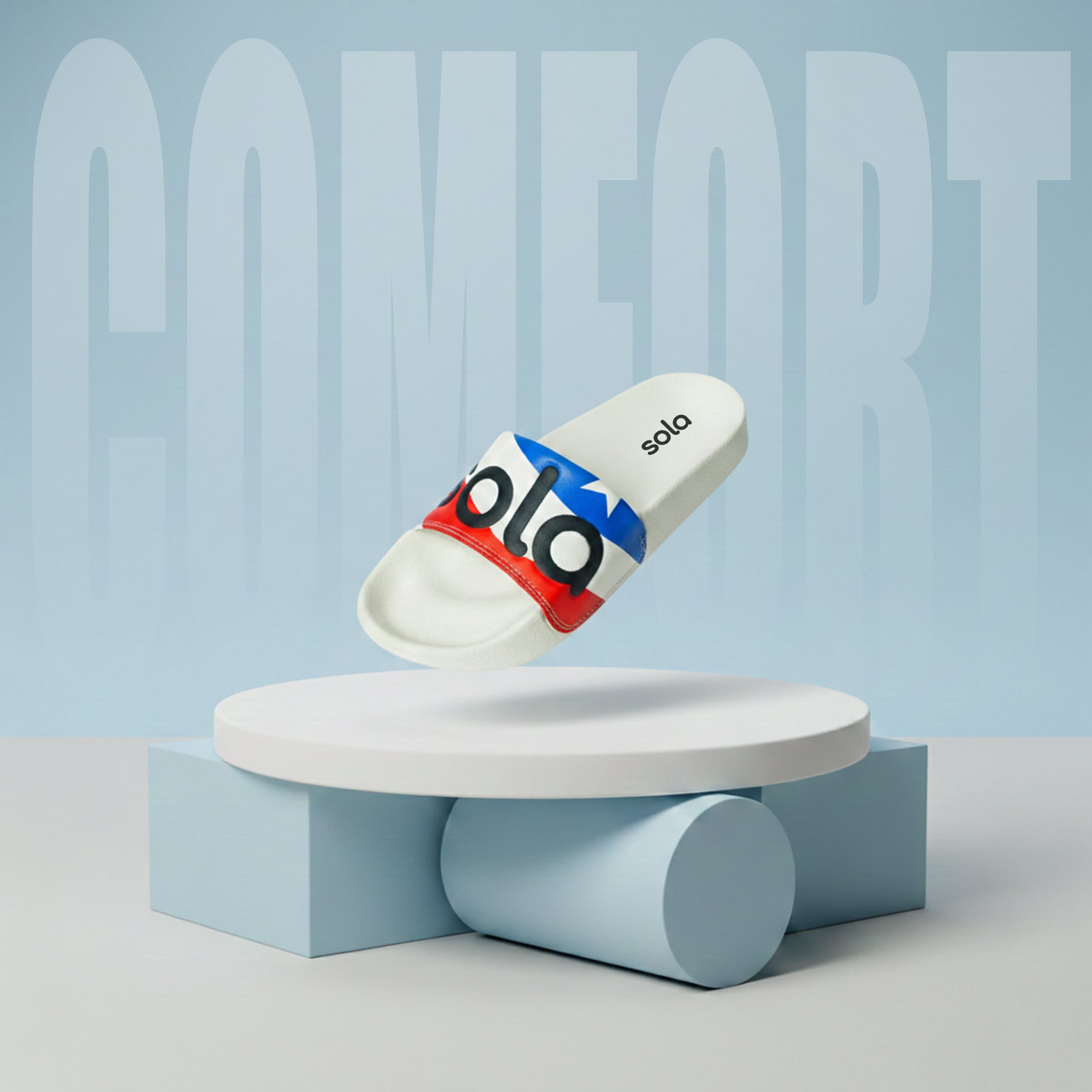 SOLA Men’s Printed Comfort Slides – Lightweight EVA Slippers for Daily Wear