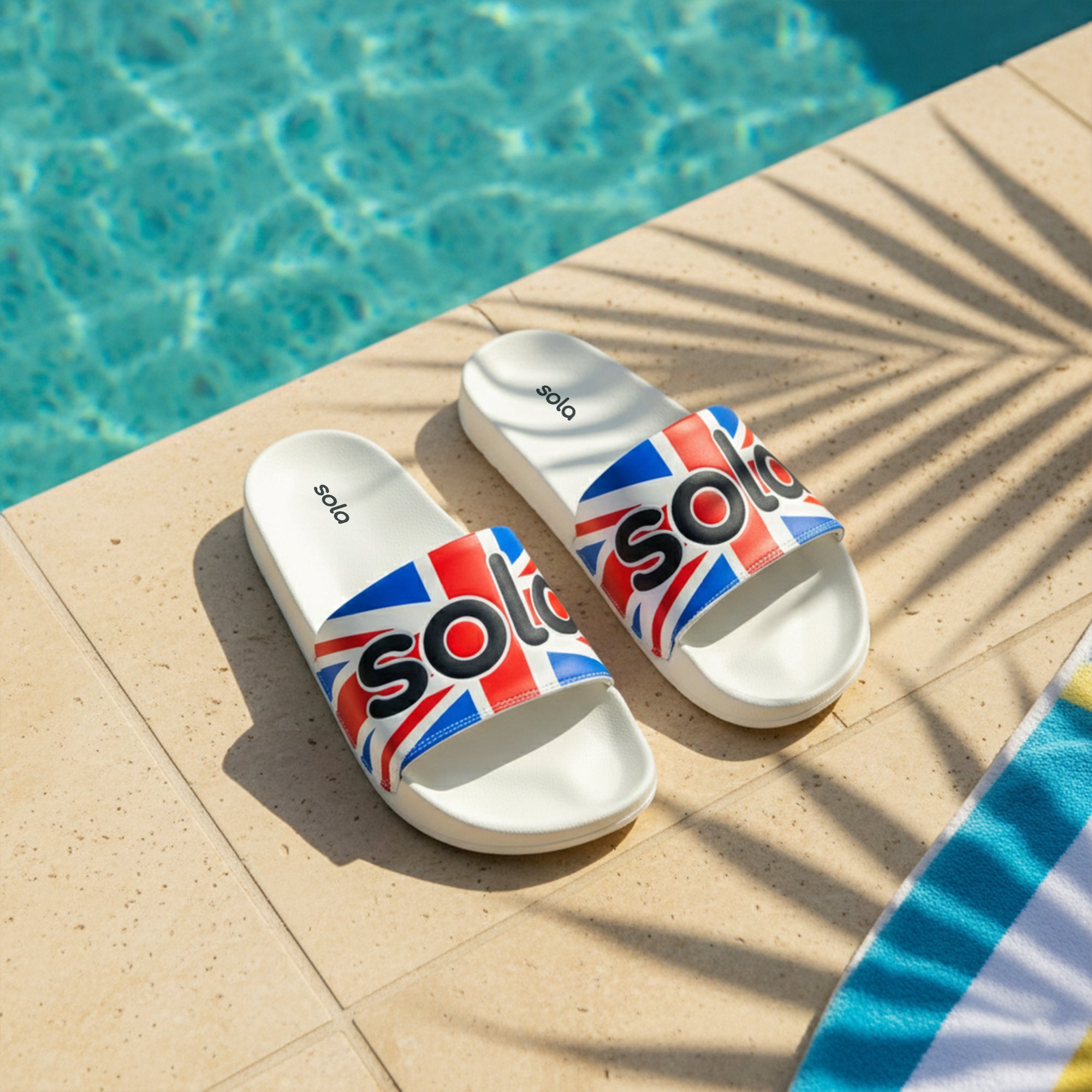 SOLA Men’s Printed Comfort Slides – Lightweight EVA Slippers for Daily Wear