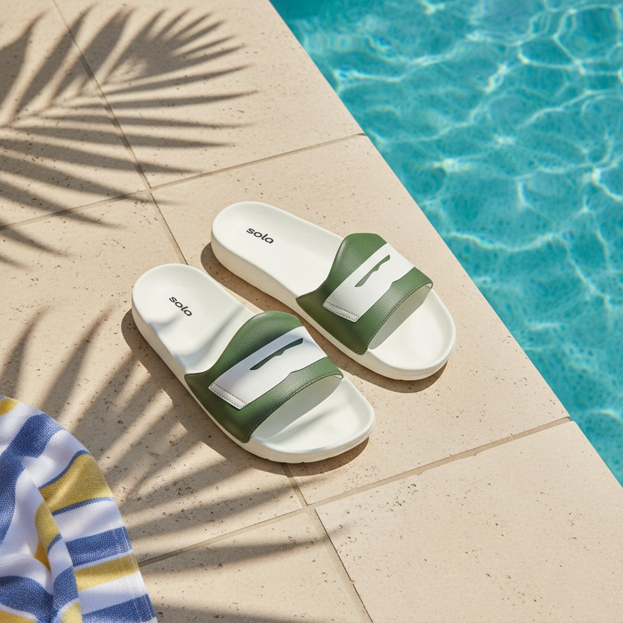 SOLA Men’s Printed Comfort Slides – Lightweight EVA Slippers for Daily Wear