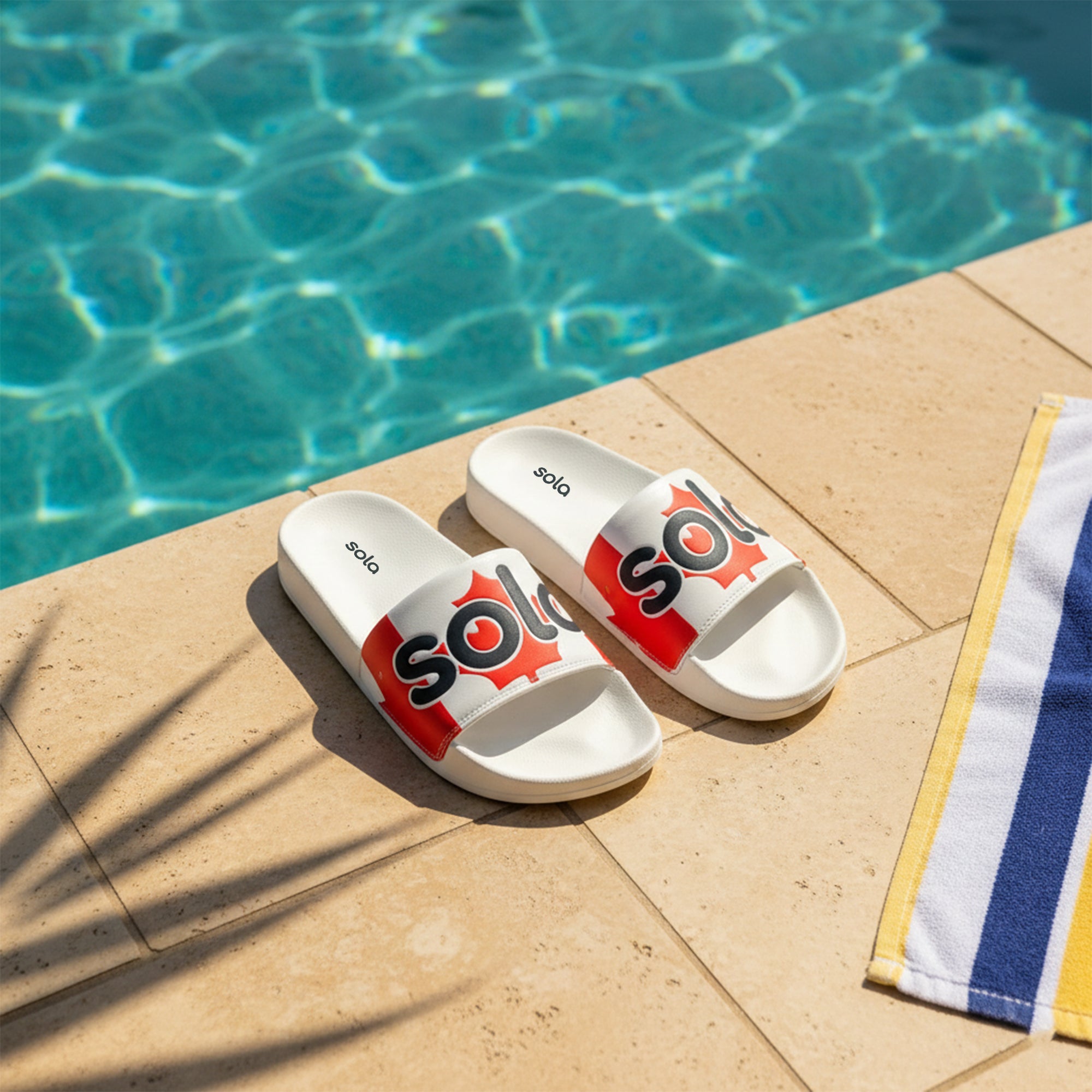SOLA Men’s Printed Comfort Slides – Lightweight EVA Slippers for Daily Wear