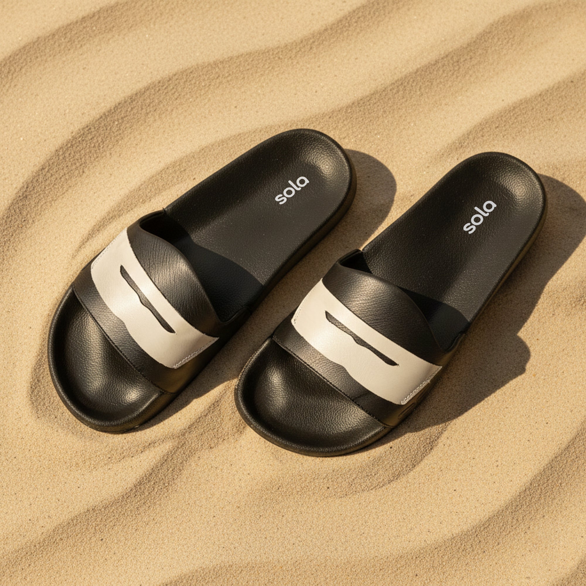 SOLA Men’s Printed Comfort Slides – Lightweight EVA Slippers for Daily Wear