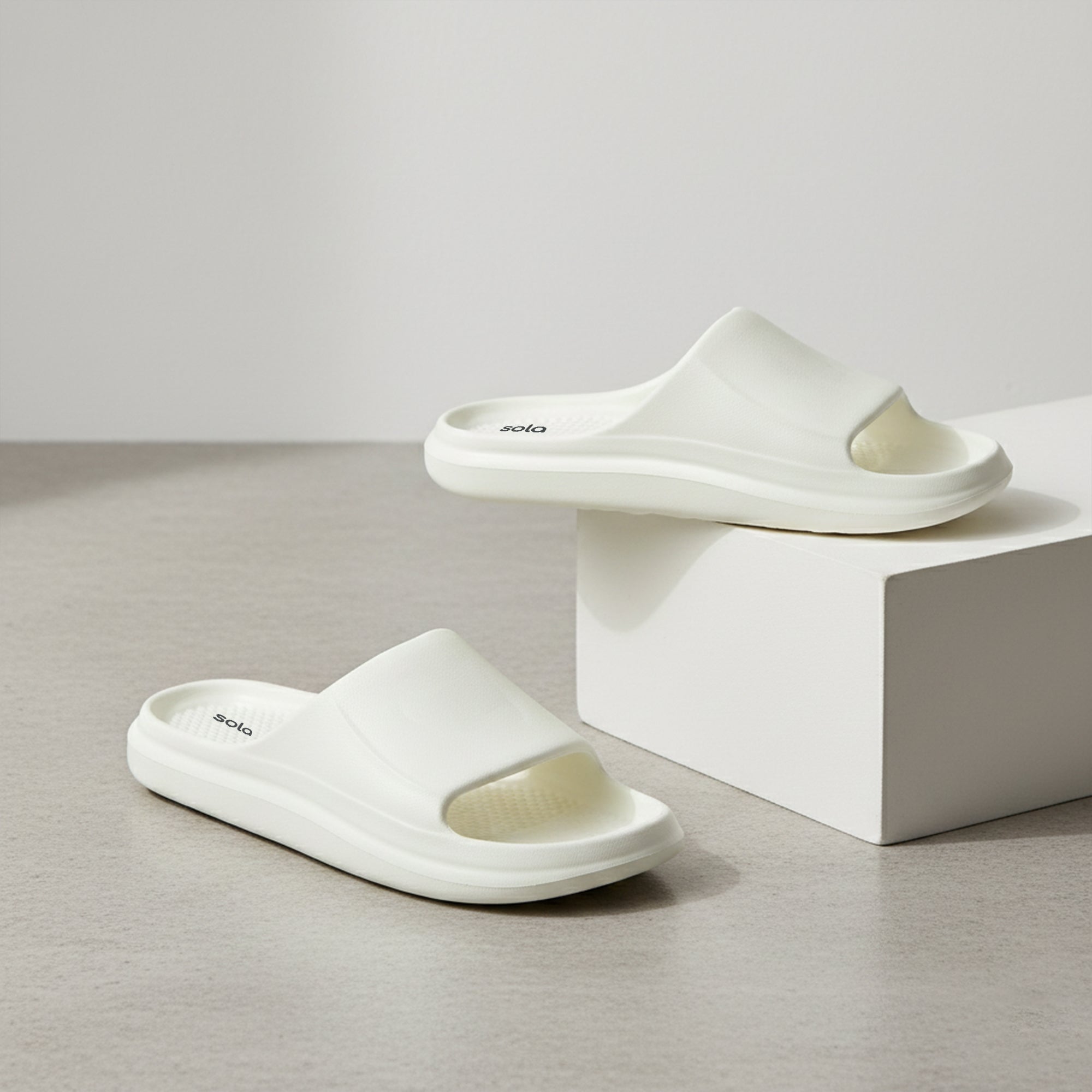 SOLA Men’s Comfort Slide Slippers – Lightweight Everyday Wear