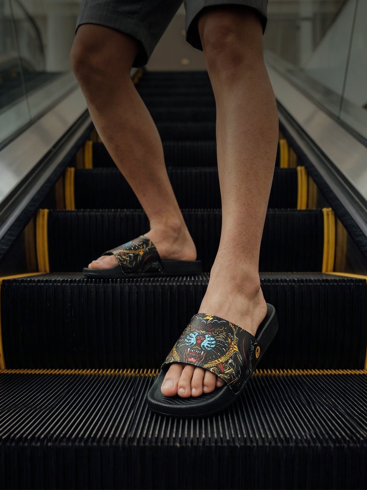 Sola Dark Knight Ghost Edition Men Slide - Solaworld.in
