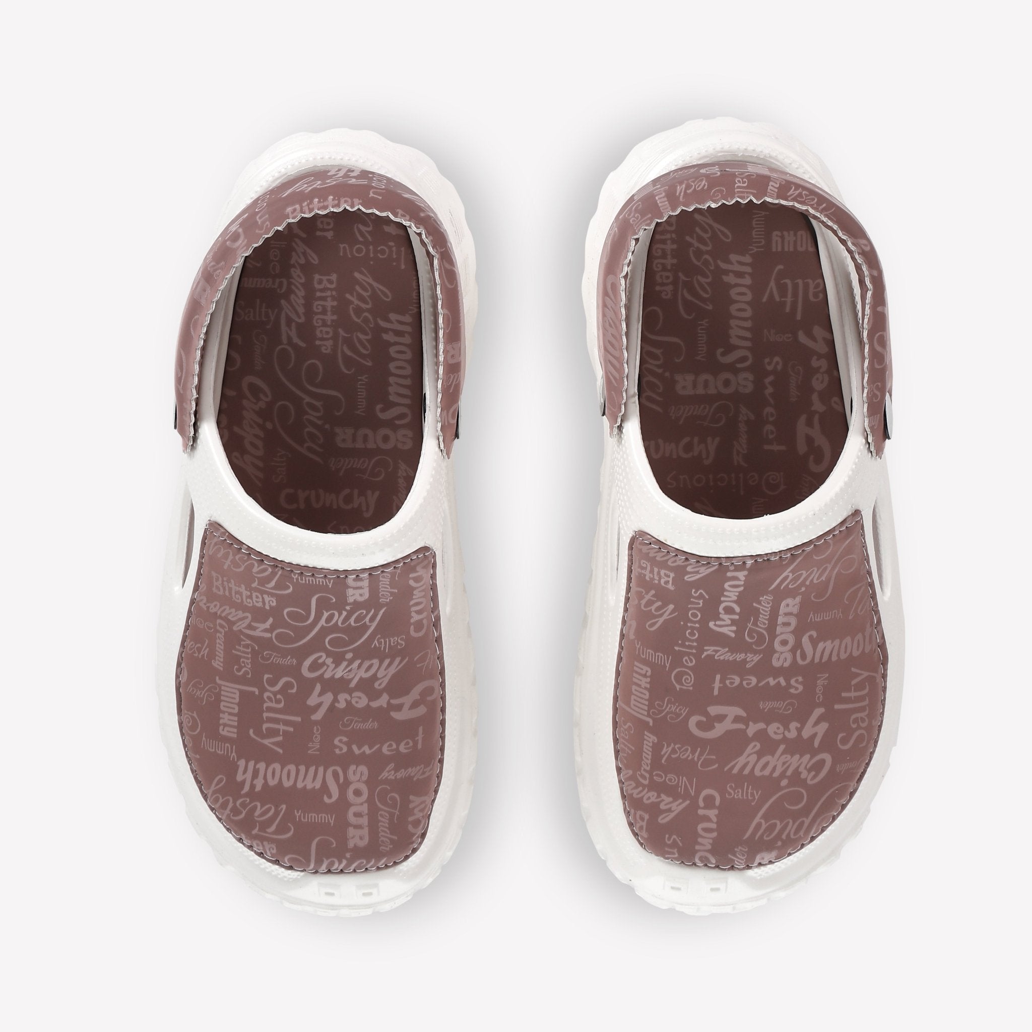 Sola Velvet Script Women Clogs - Solaworld.in