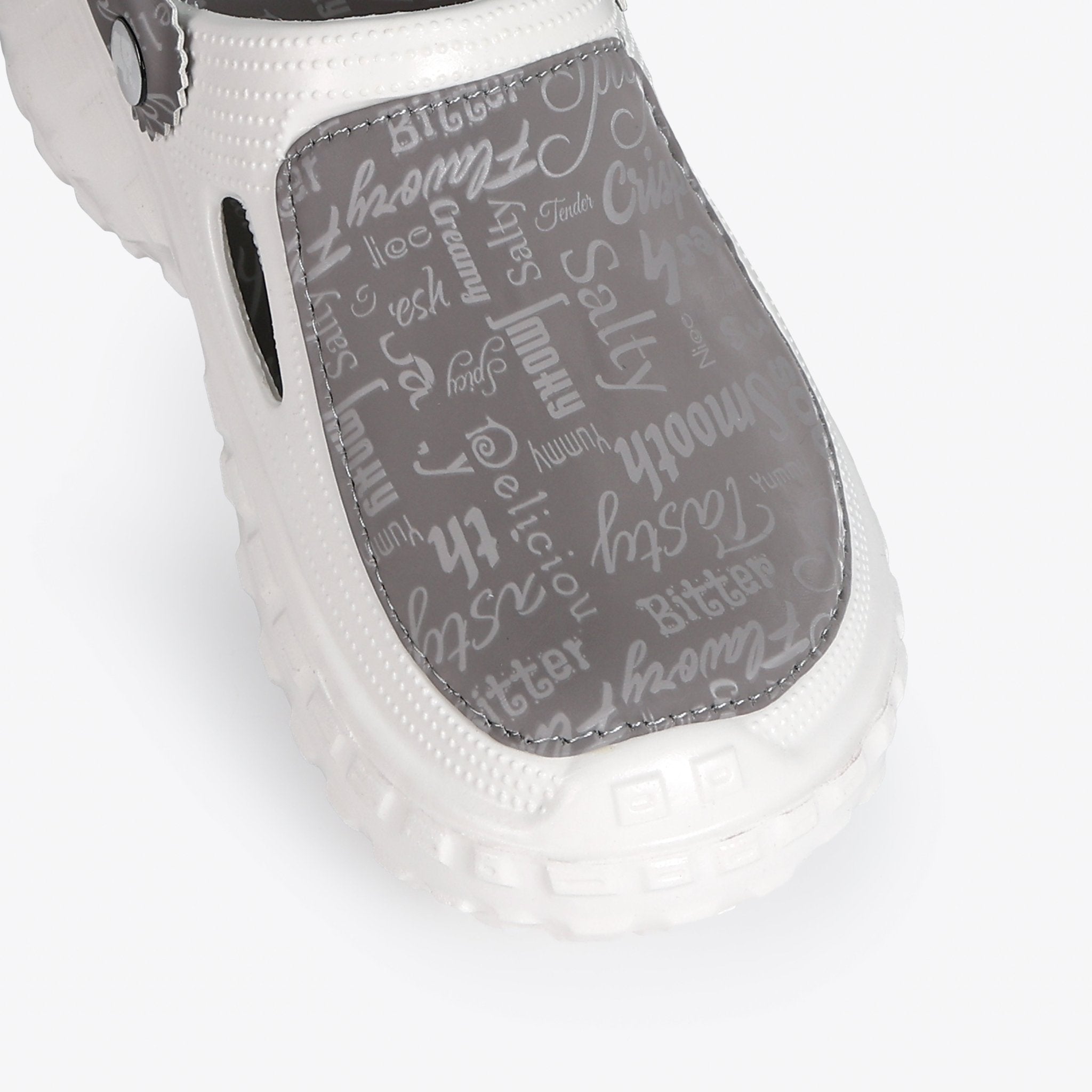 Sola Velvet Script Women Clogs - Solaworld.in