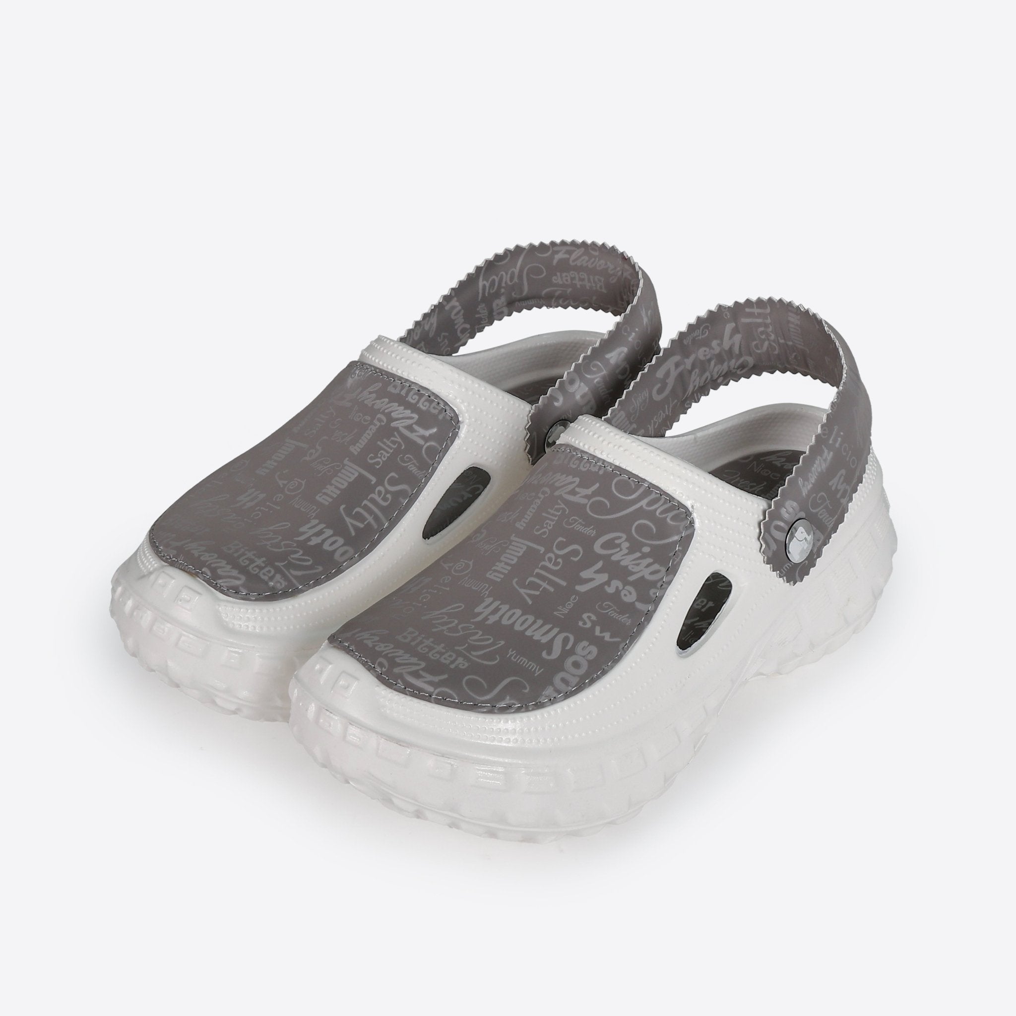 Sola Velvet Script Women Clogs - Solaworld.in