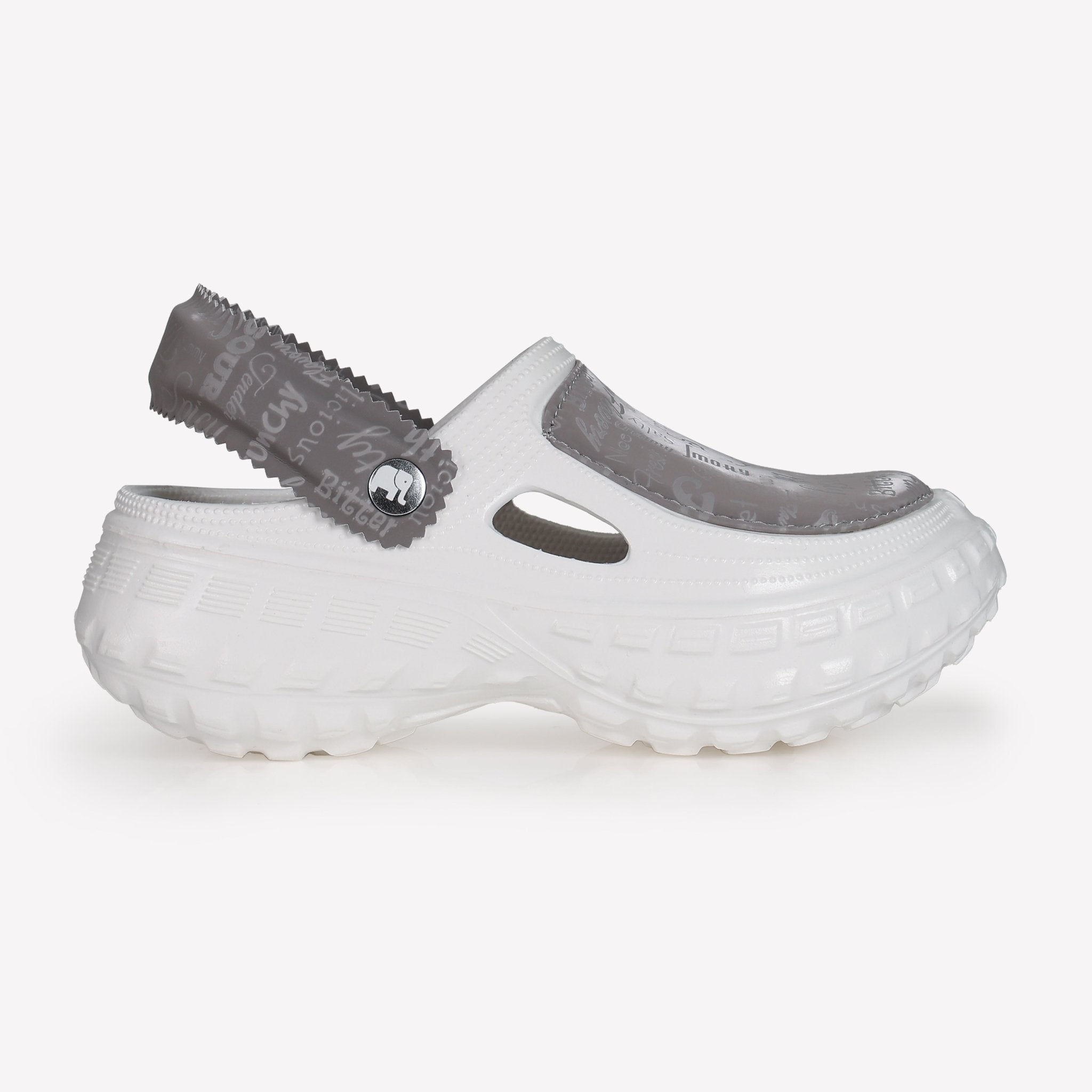 Sola Velvet Script Women Clogs - Solaworld.in