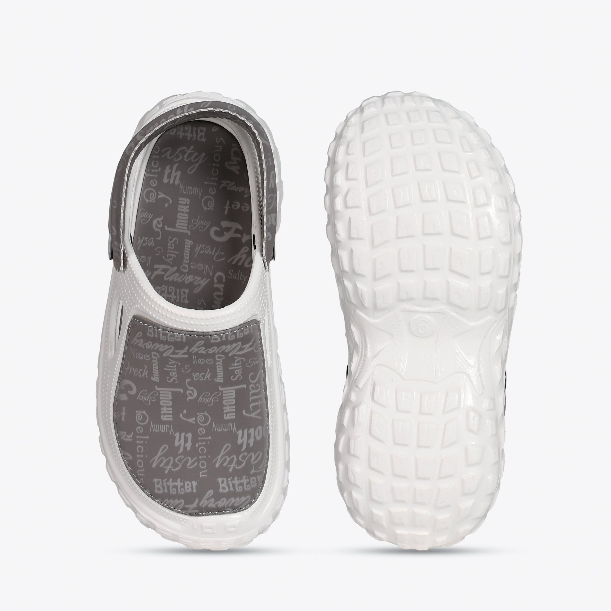 Sola Velvet Script Women Clogs - Solaworld.in